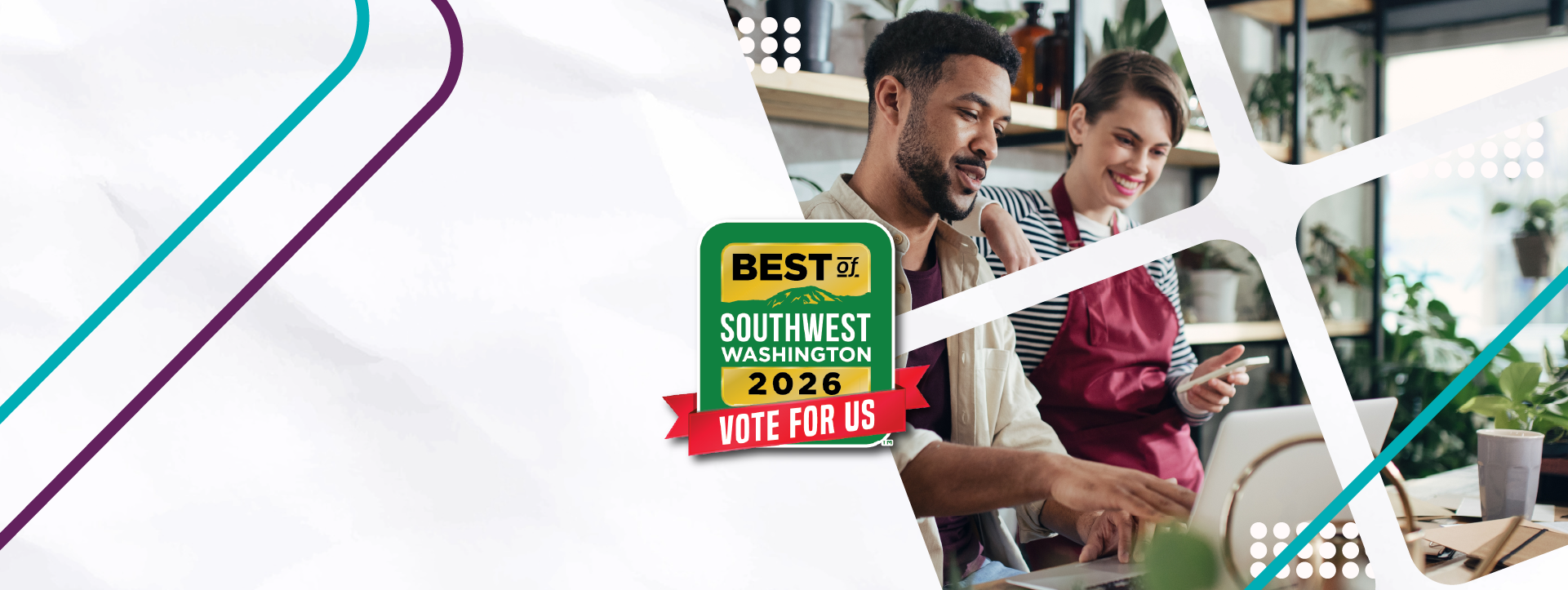 Best of Southwest SW WA for customer service banking Banner