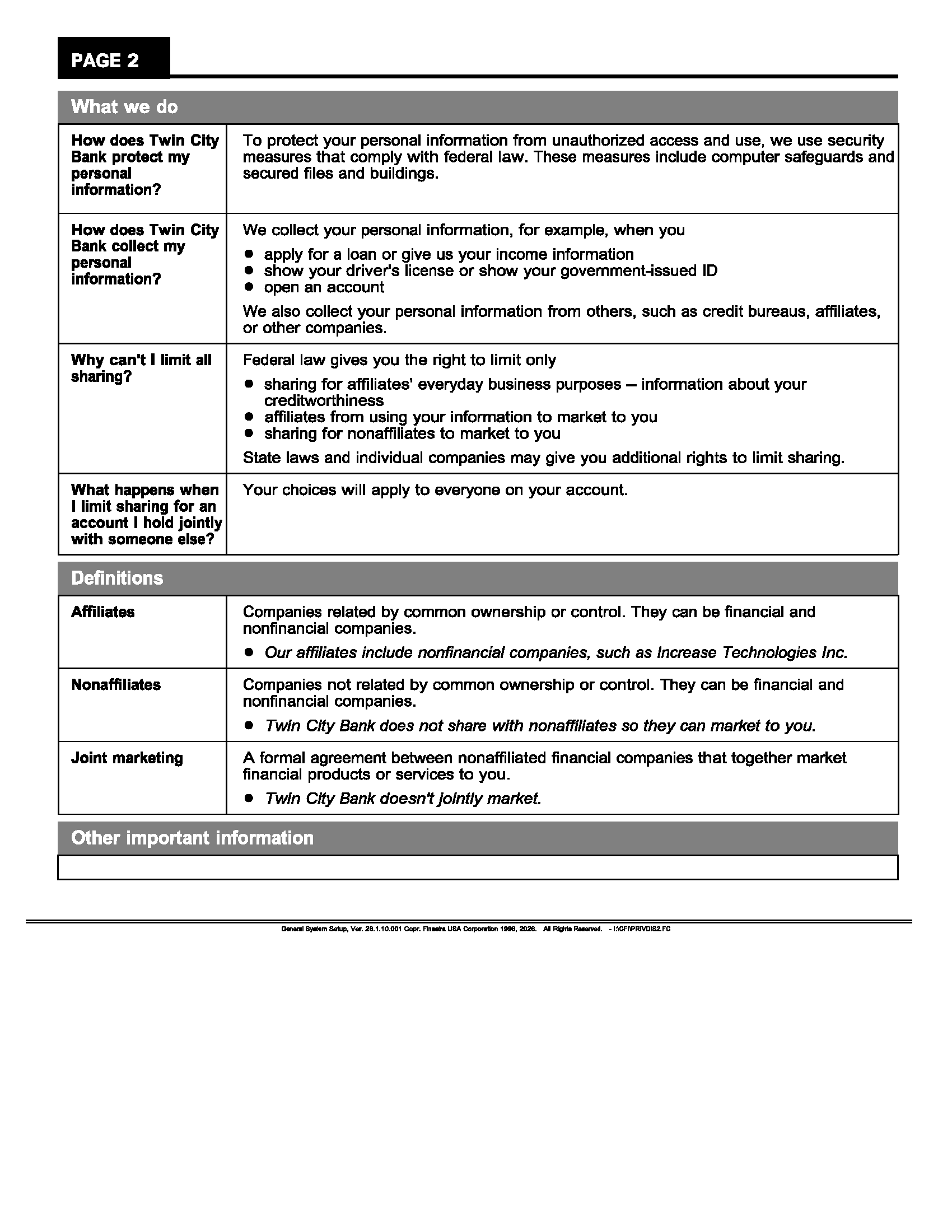 Privacy Policy Page 2 2026